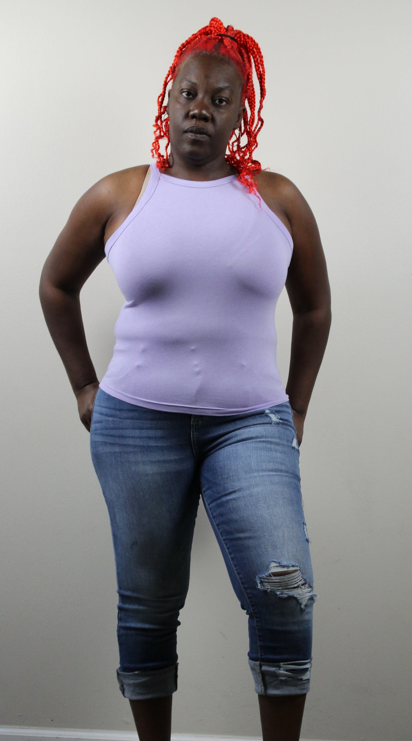 Halter Fitted Tank Top
